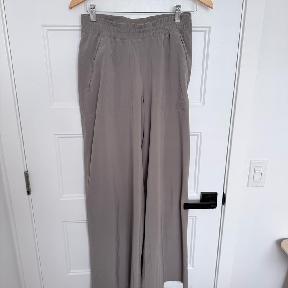 lululemon athletica Wide Leg Pants in Taupe